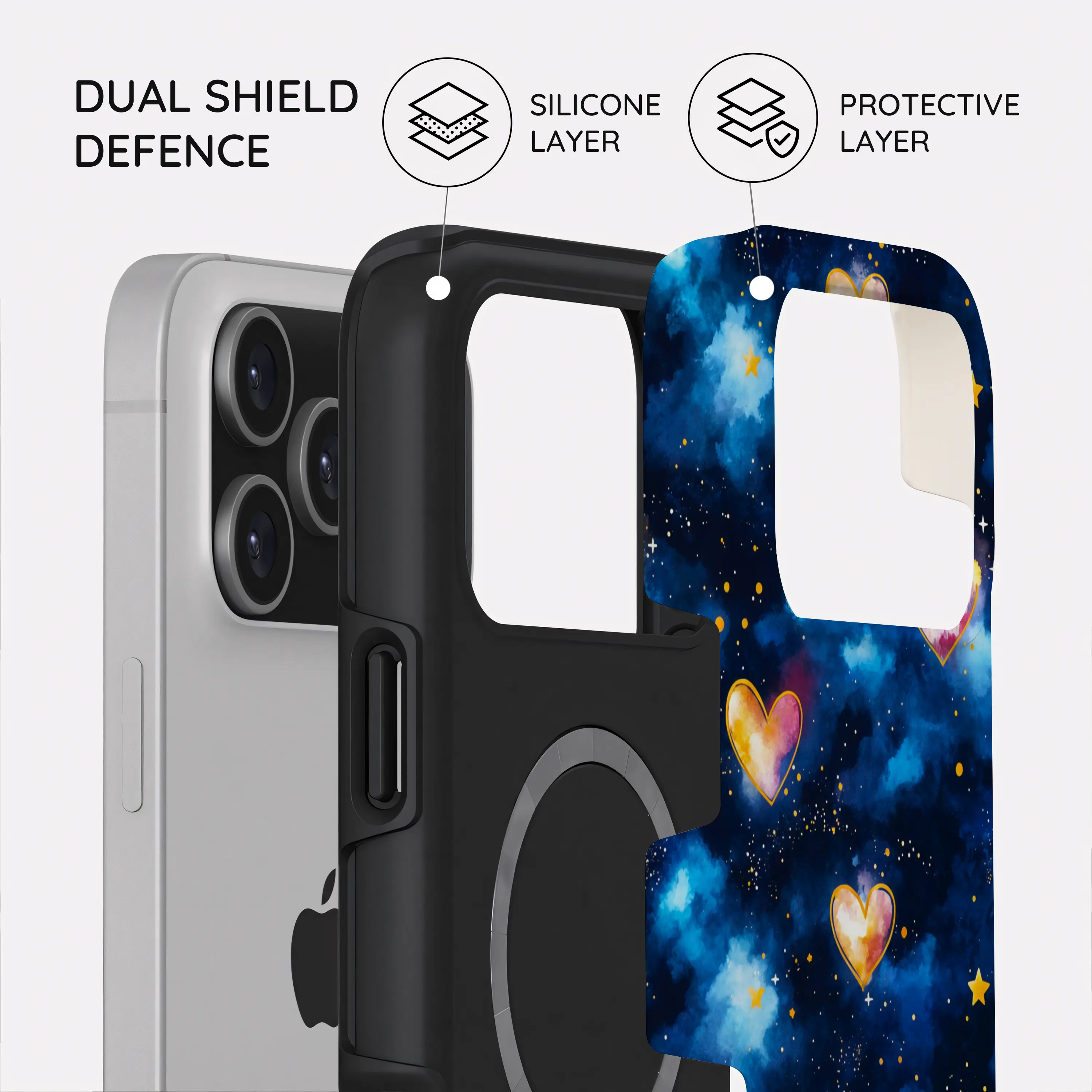 Hearts of the Cosmos - iPhone 17 Pro Max Case