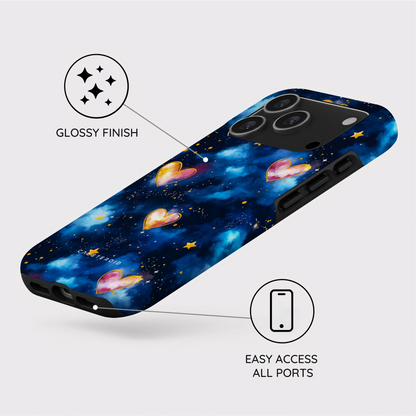 Hearts of the Cosmos - iPhone 17 Pro Case