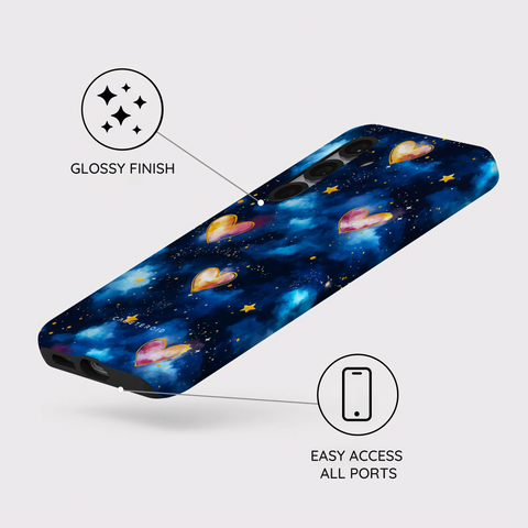 Hearts of the Cosmos - Samsung Galaxy S25 Case