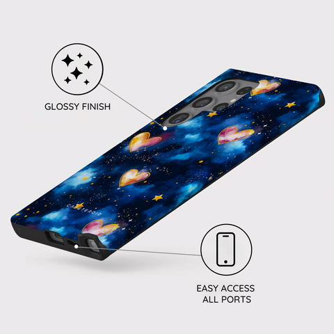 Hearts of the Cosmos - Samsung Galaxy S24 Ultra Case