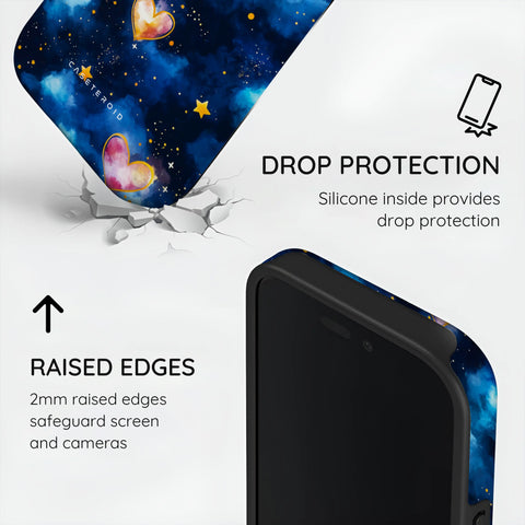 Hearts of the Cosmos - iPhone 16 Pro Max Case