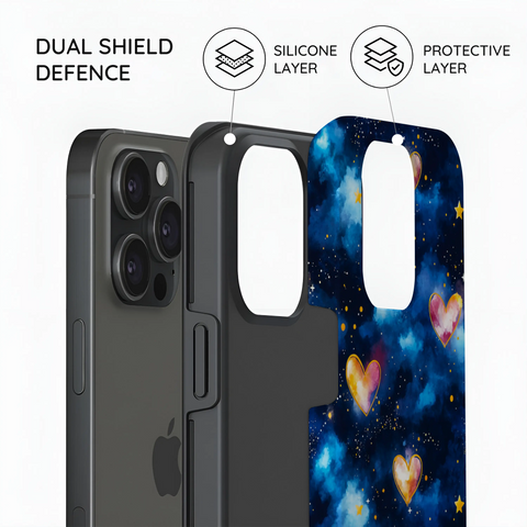 Hearts of the Cosmos - iPhone 15 Pro Case