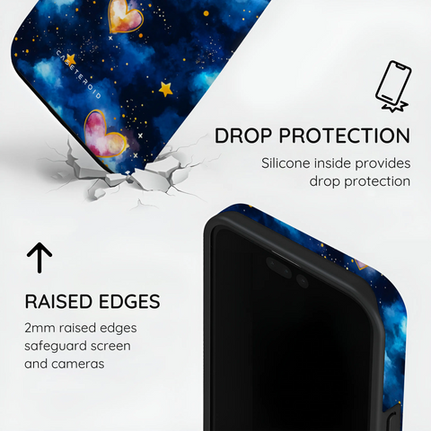 Hearts of the Cosmos - iPhone 15 Pro Case