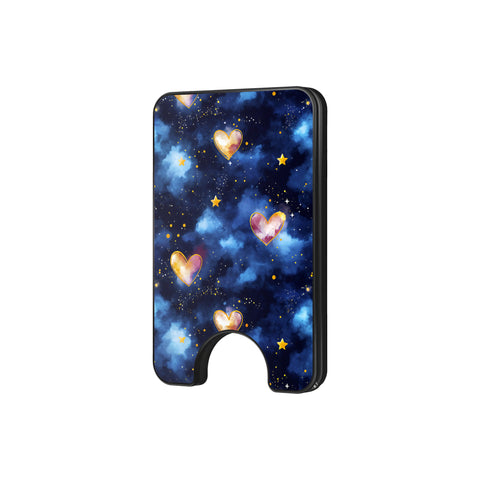 Hearts of the Cosmos - Magnetic Wallet & Stand