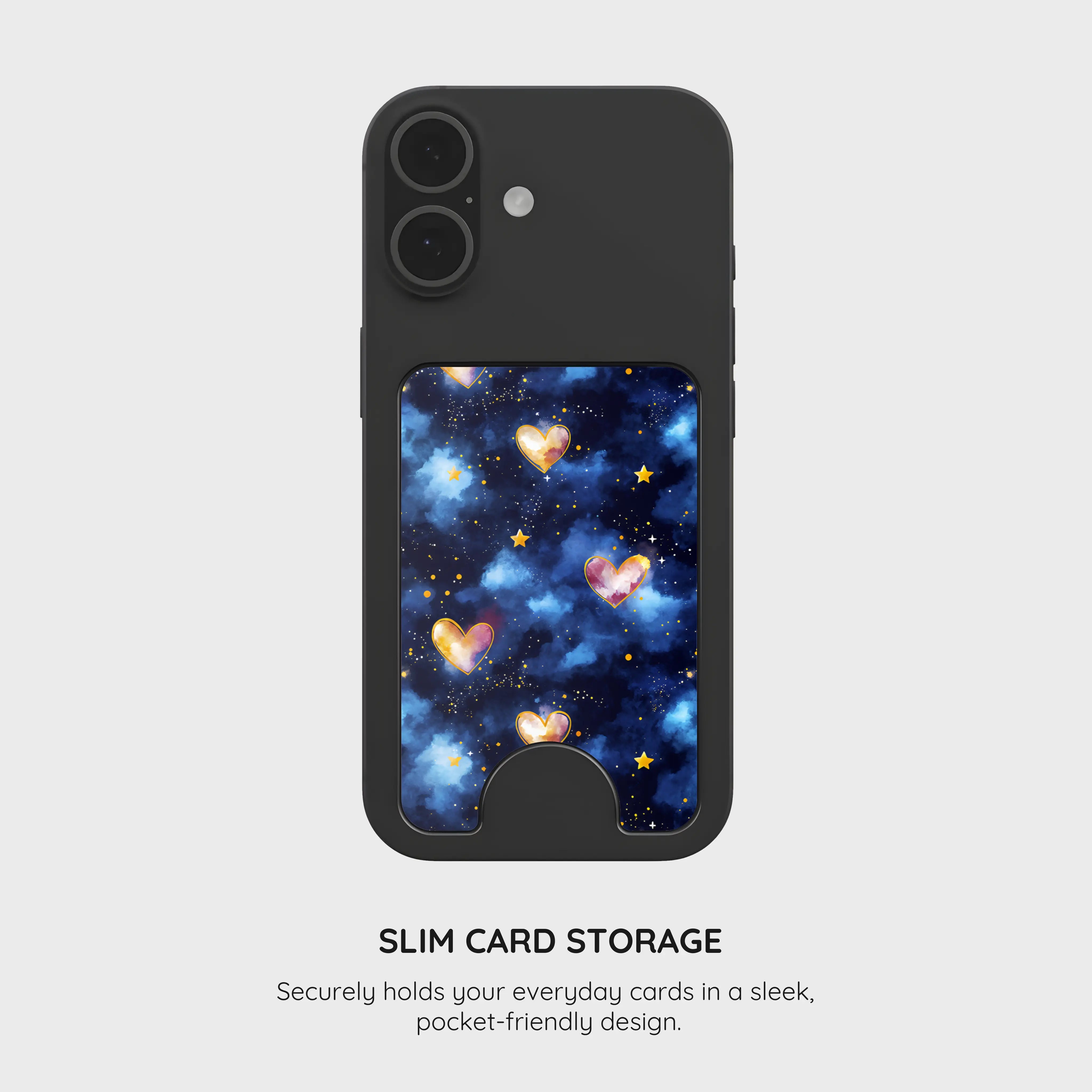 Hearts of the Cosmos - Magnetic Wallet & Stand