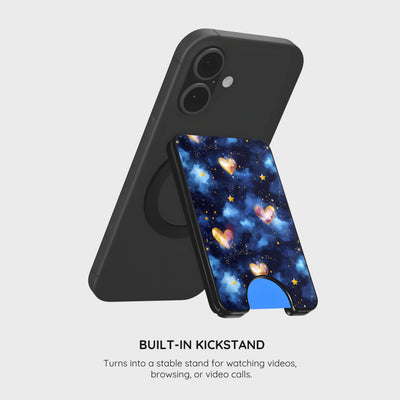 Hearts of the Cosmos - Magnetic Wallet & Stand
