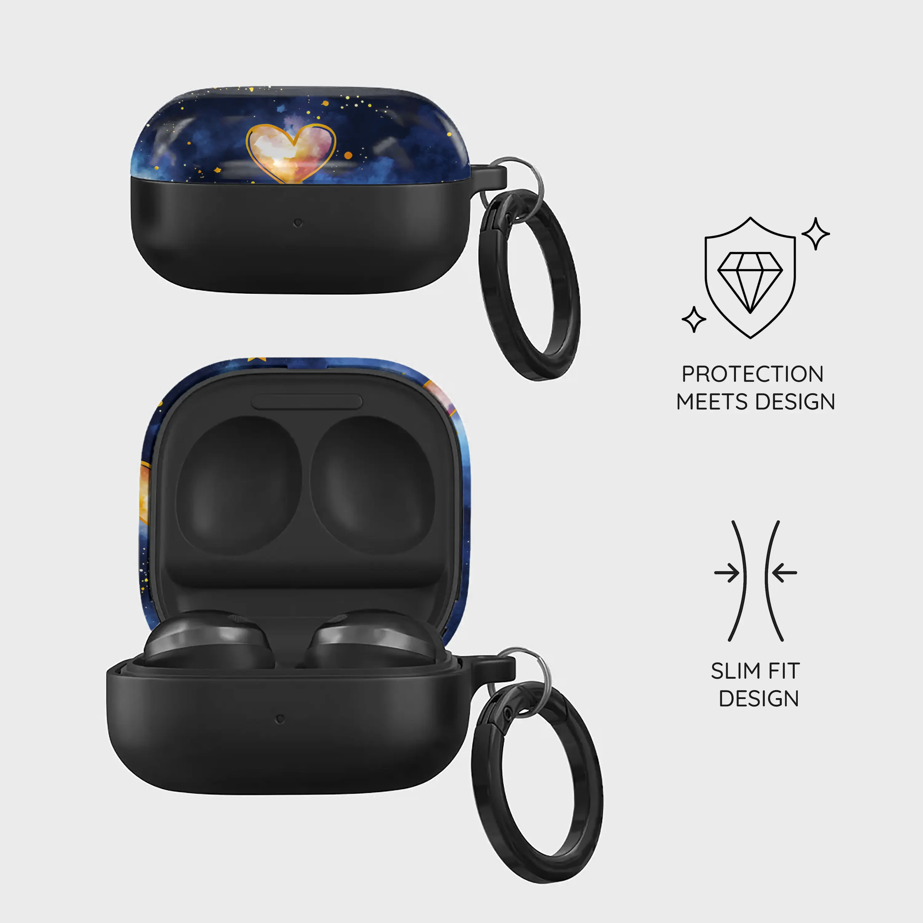 Hearts of the Cosmos - Samsung Galaxy Buds Pro Case