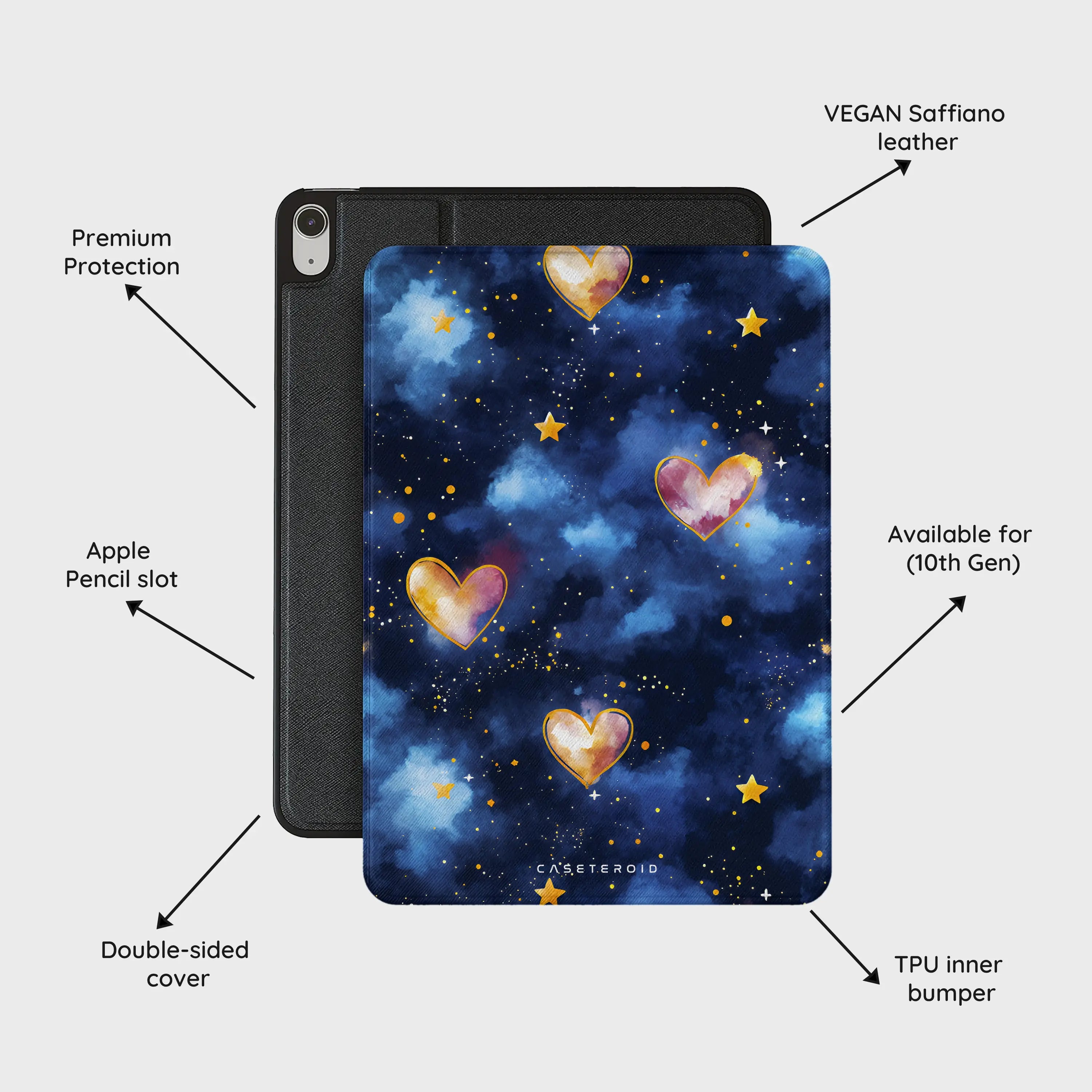 Hearts of the Cosmos - iPad 10.9 (10th Gen) Case