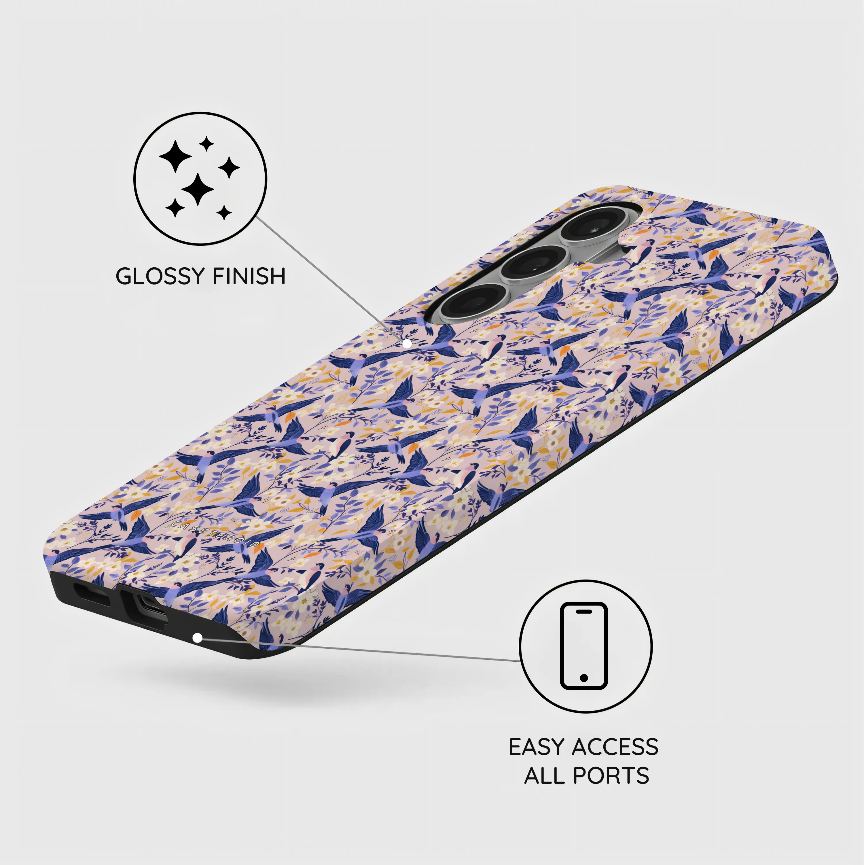 Indigo Serenade - Samsung Galaxy S26 Case