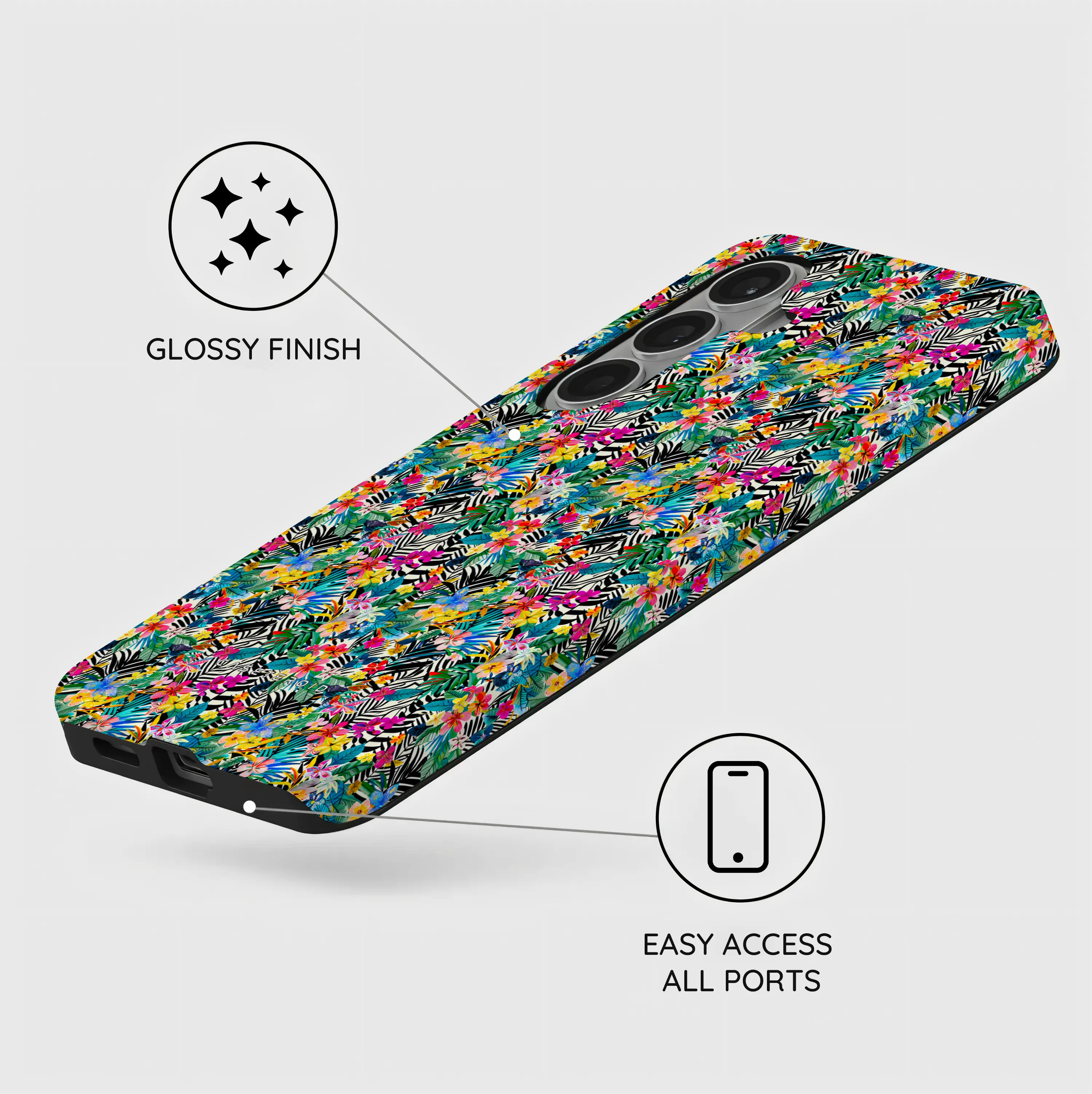 Jungle Bloom - Samsung Galaxy S26 Plus Case