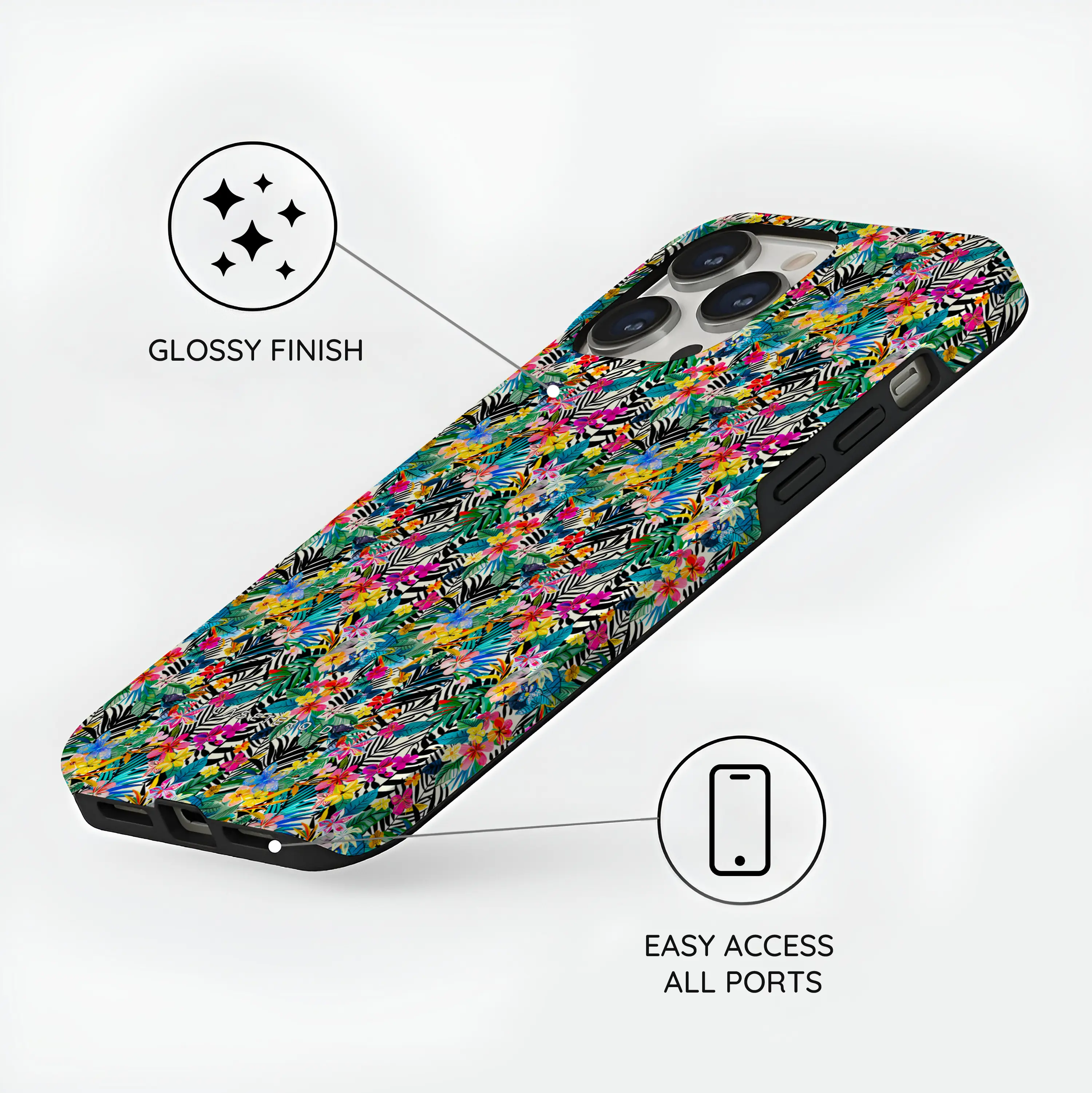 Jungle Bloom - iPhone 13 Pro Case