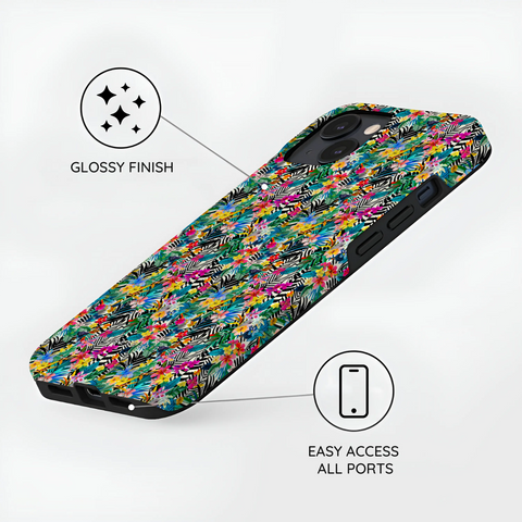 Jungle Bloom - iPhone 15 Plus Case