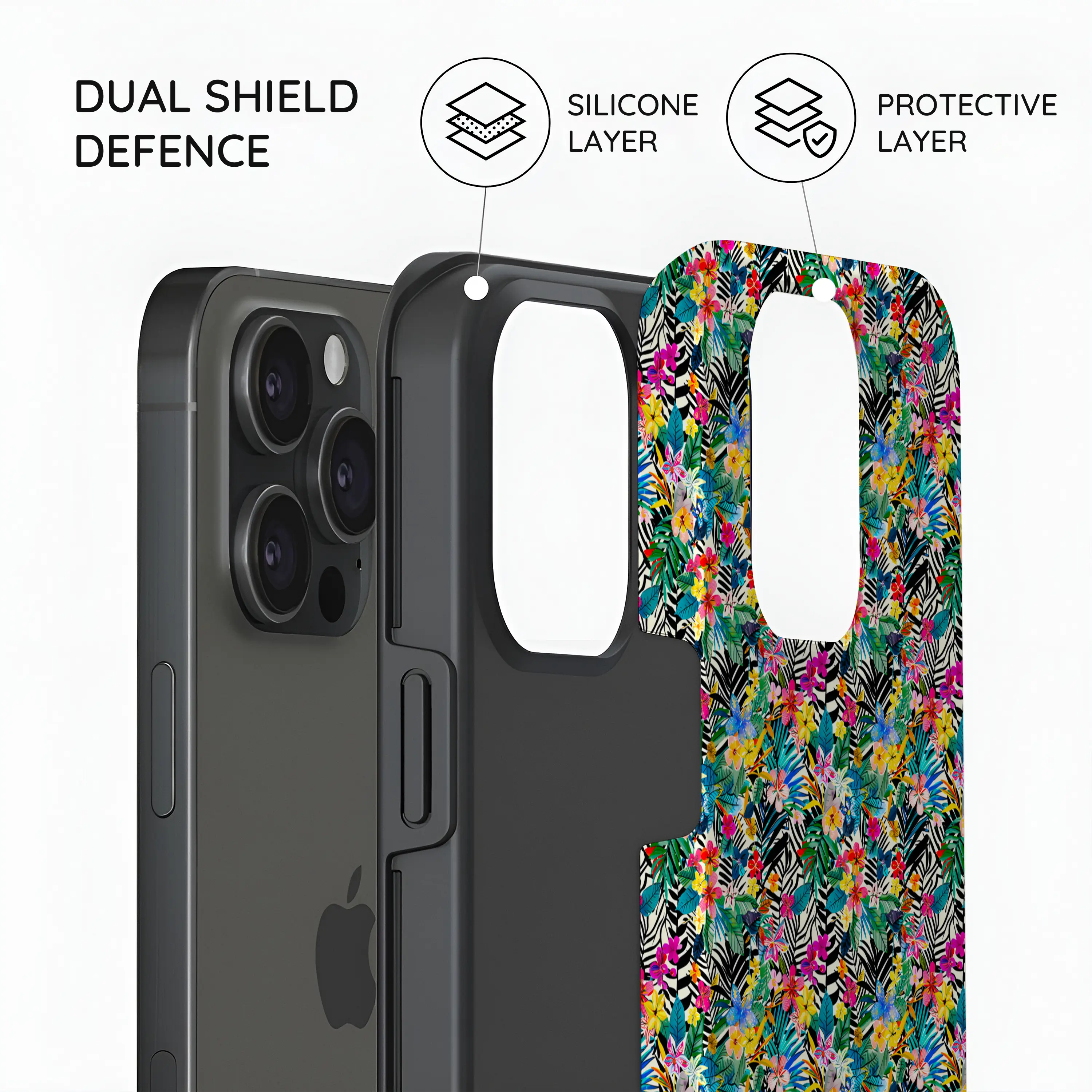 Jungle Bloom - iPhone 15 Pro Case