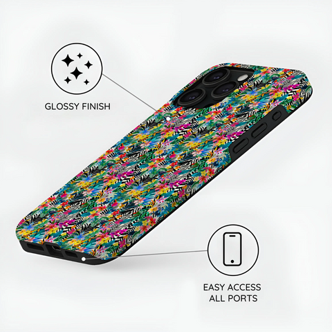 Jungle Bloom - iPhone 15 Pro Case