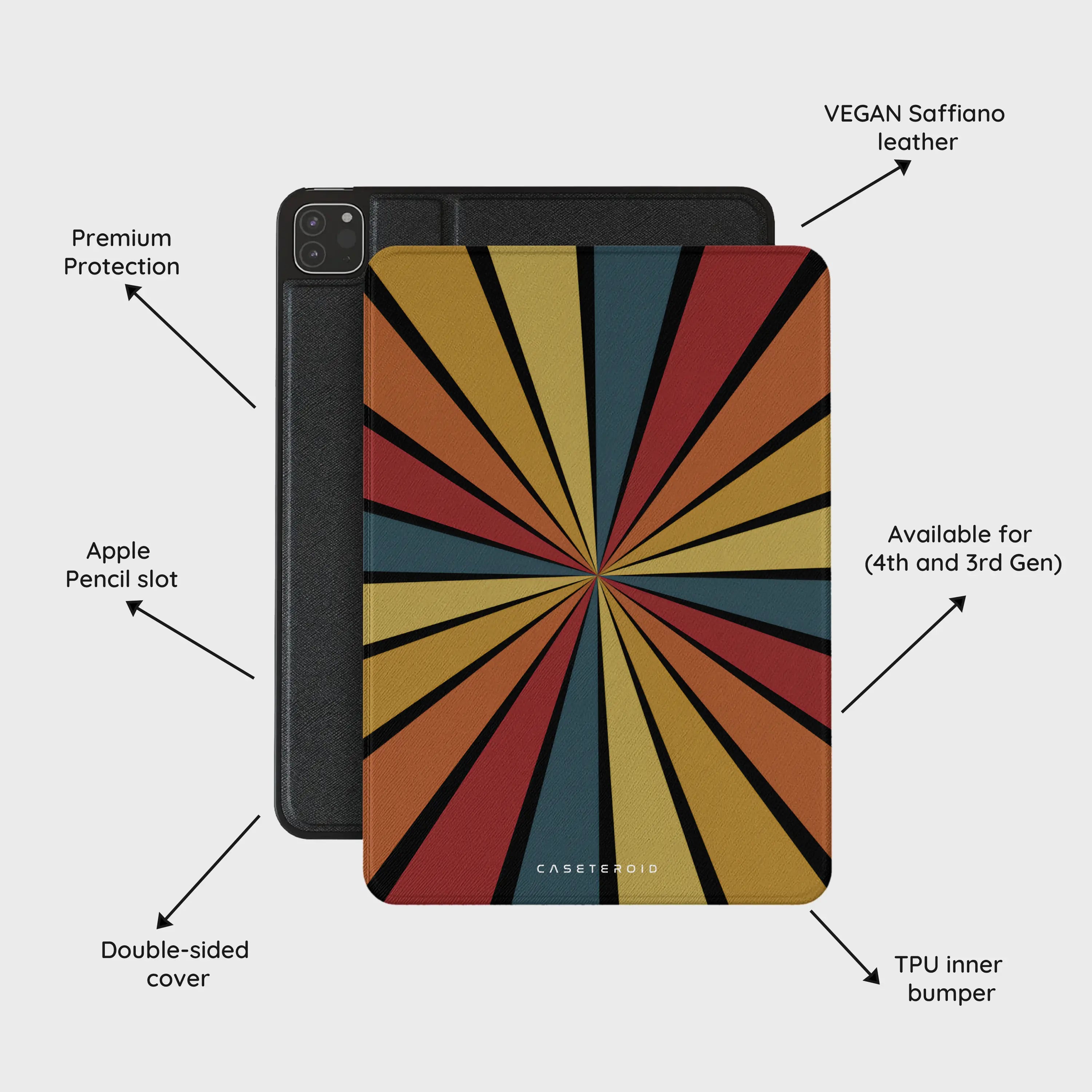 Kaleido Strokes - iPad Pro 12.9 (4th/3rd Gen) Case
