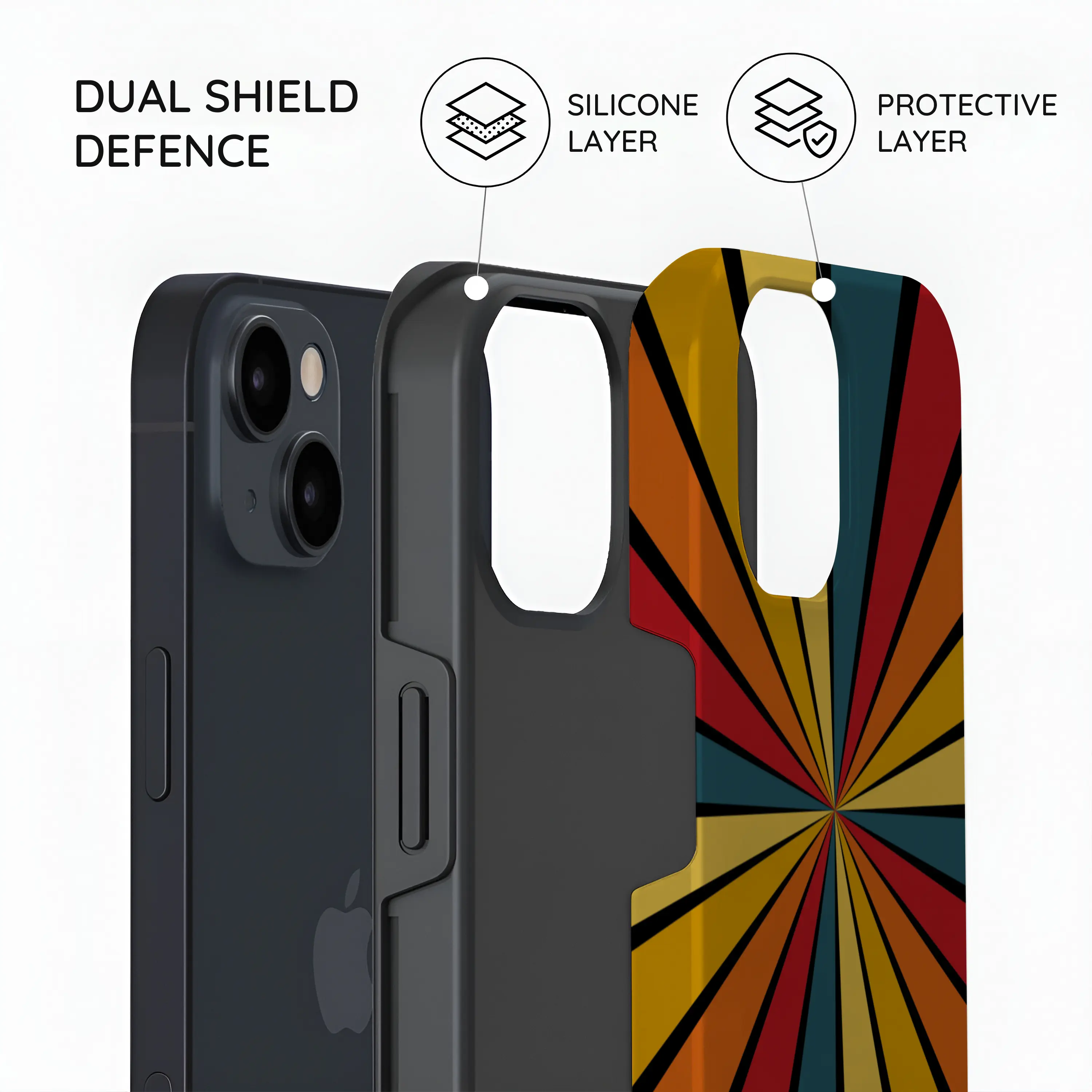 Kaleido Strokes - iPhone 14 Plus Case