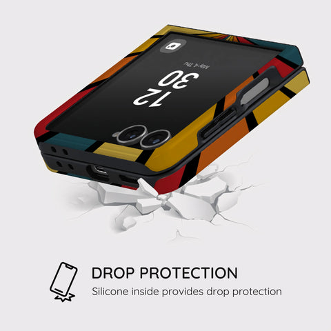 Kaleido Strokes - Samsung Galaxy Z Flip 7 Case
