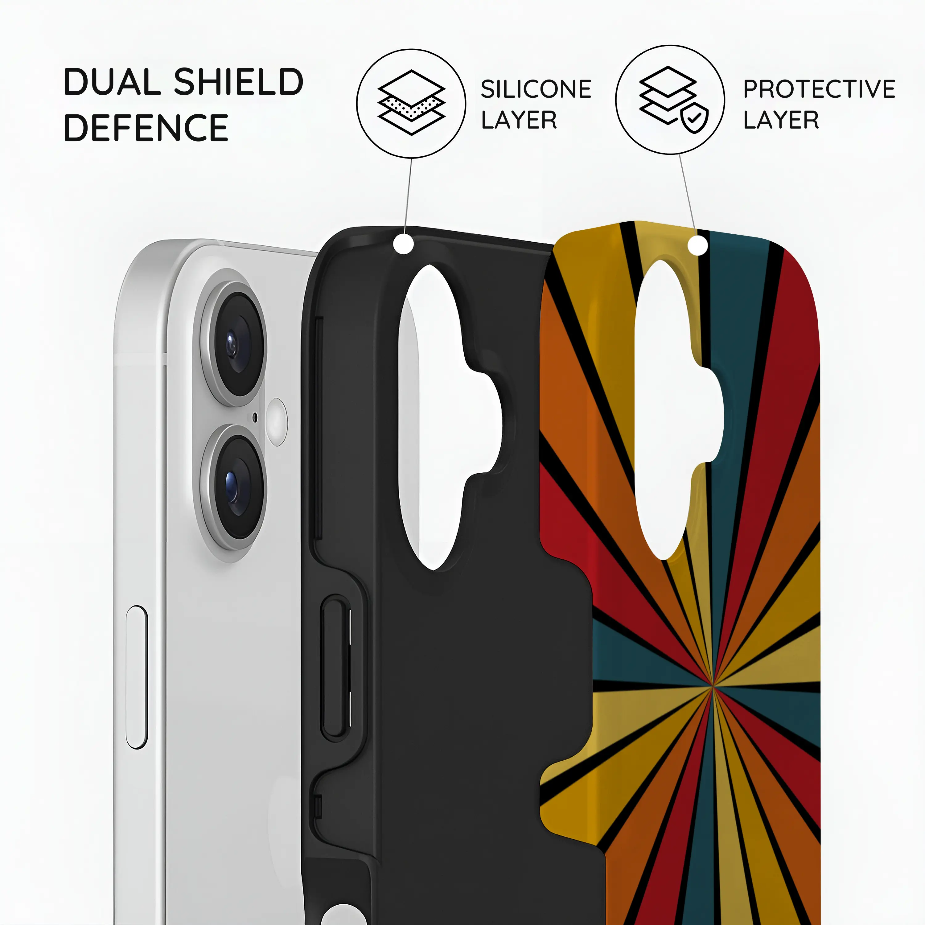 Kaleido Strokes - iPhone 16 Case