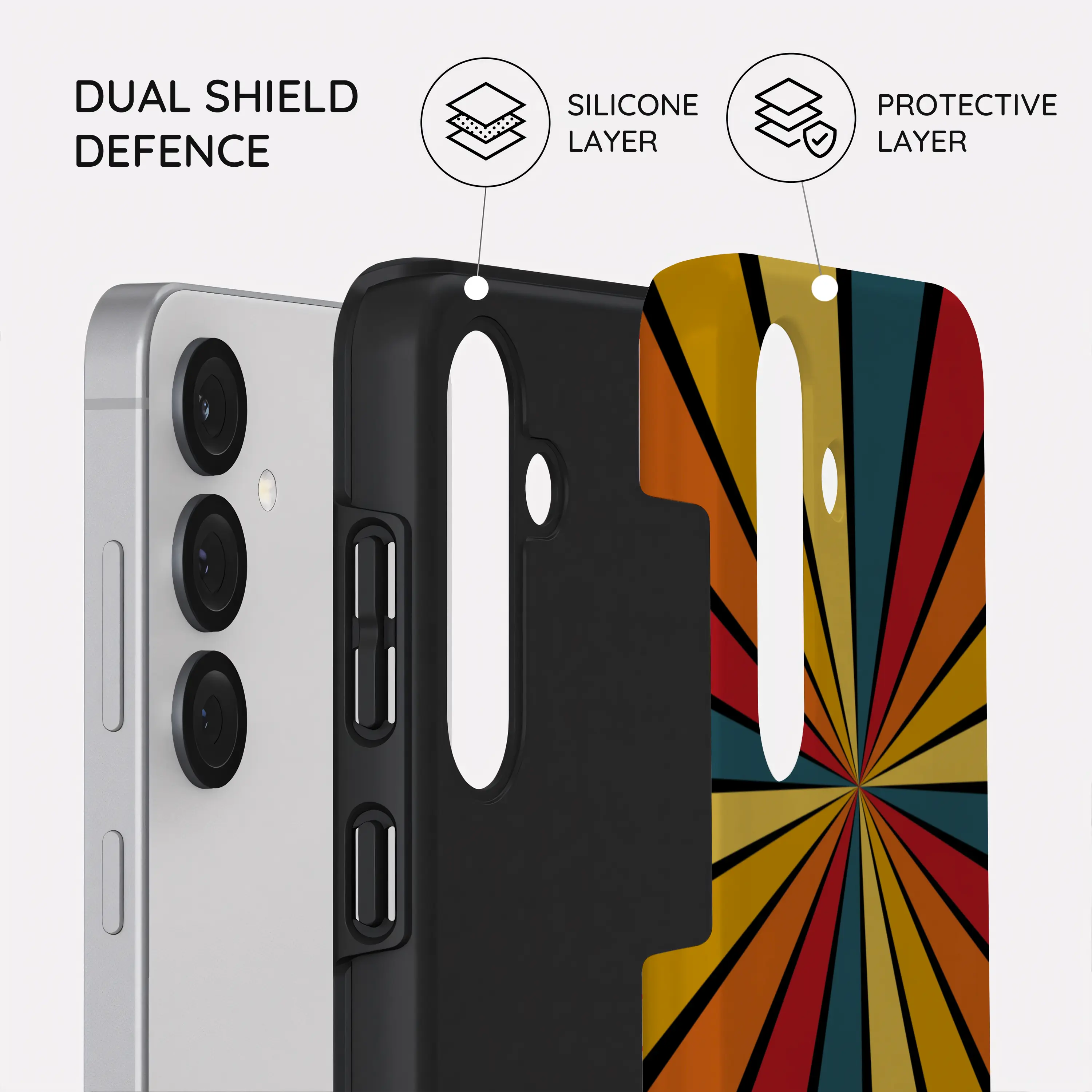 Kaleido Strokes - Samsung Galaxy S25 Case