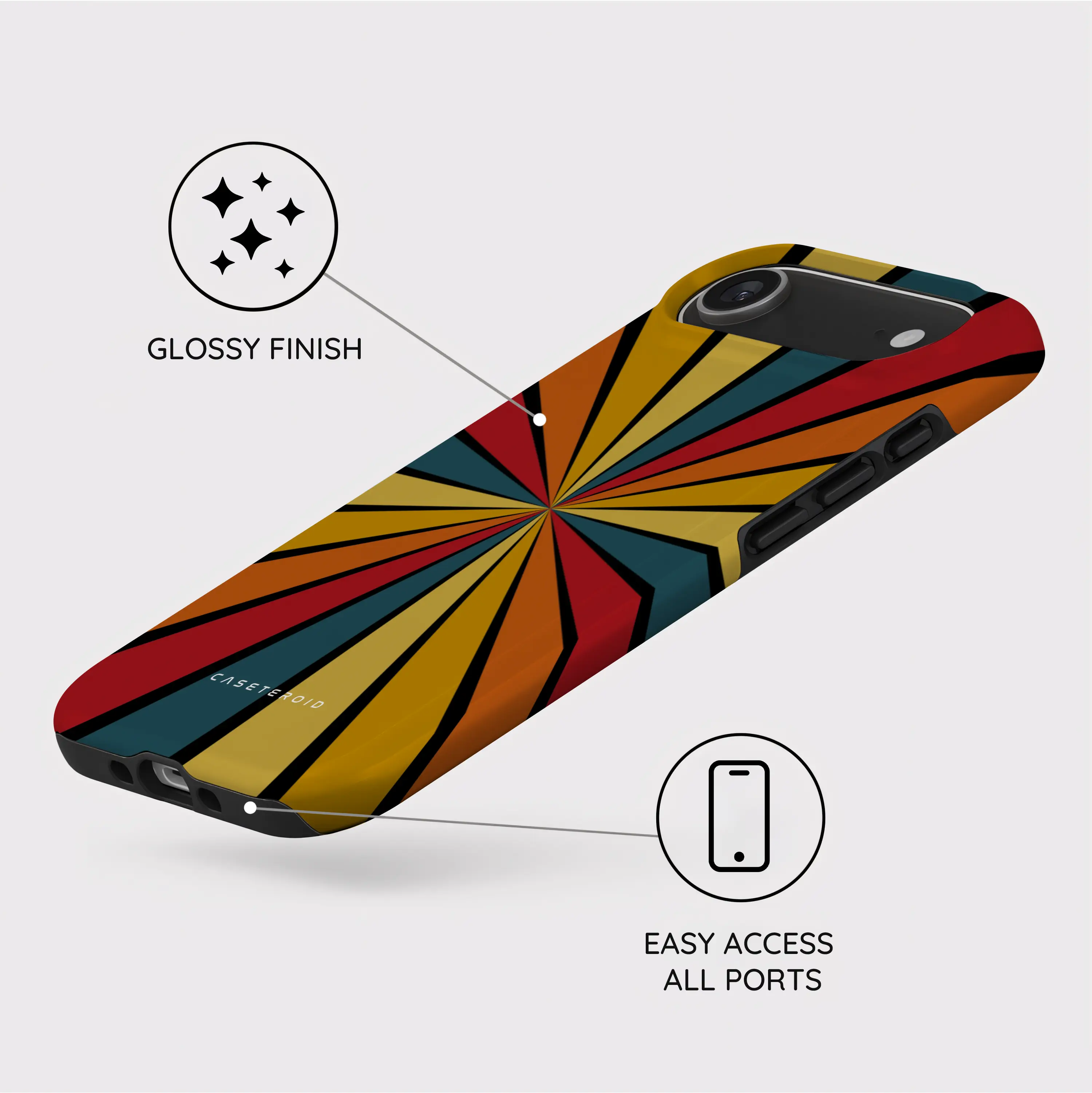 Kaleido Strokes - iPhone 17 Air Case