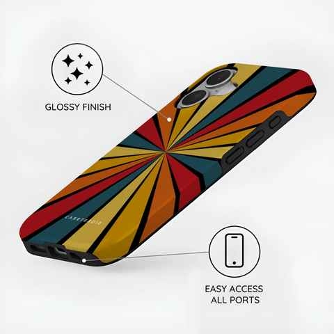 Kaleido Strokes - iPhone 16 Plus Case