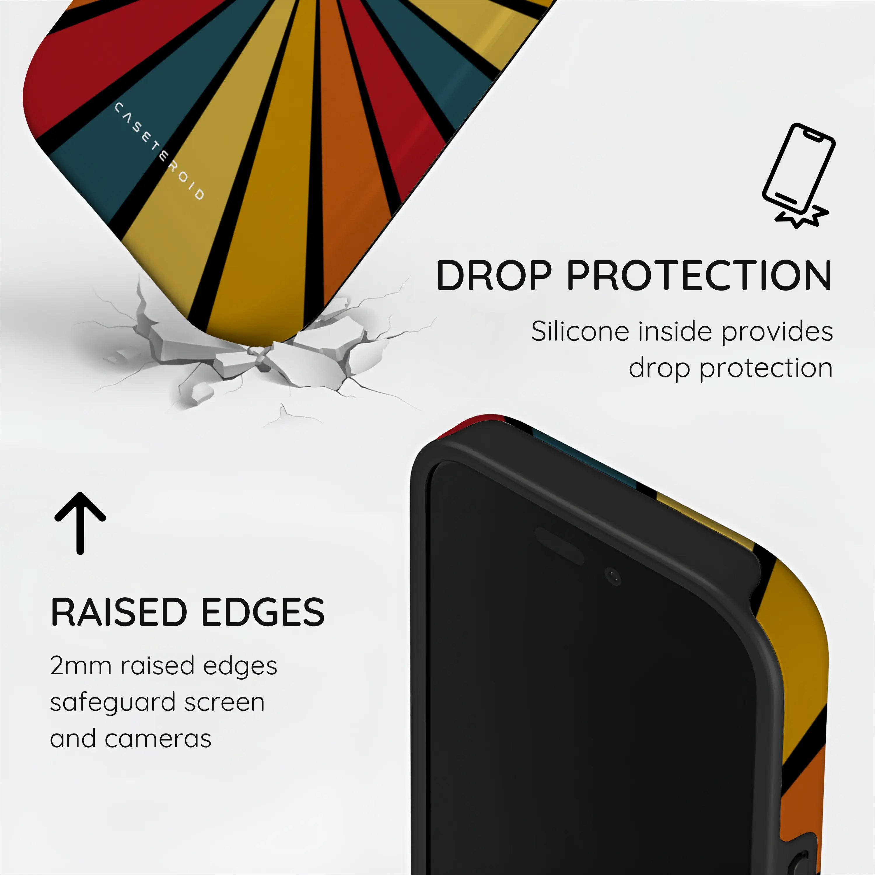 Kaleido Strokes - iPhone 16 Case