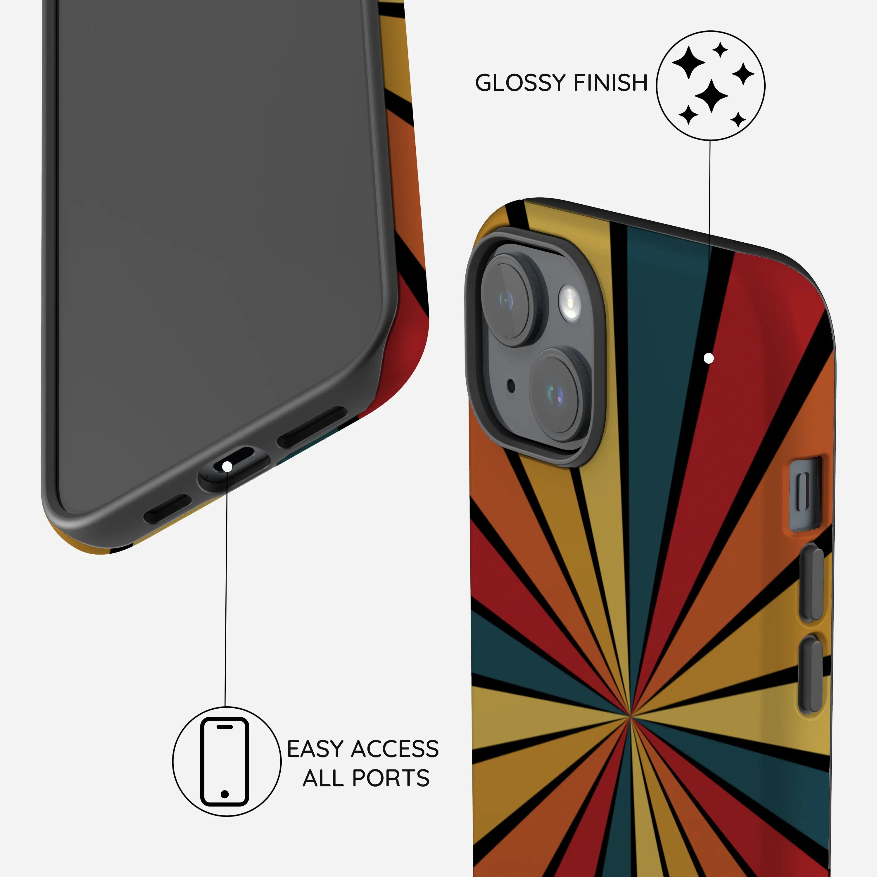 Kaleido Strokes - iPhone 14 Plus Case