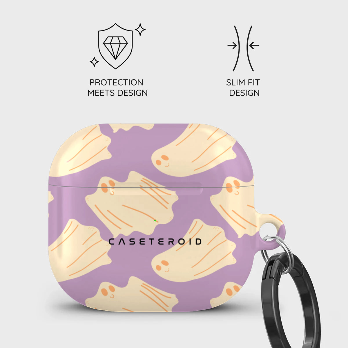Lilac Ghostie AirPods 3 3.webp