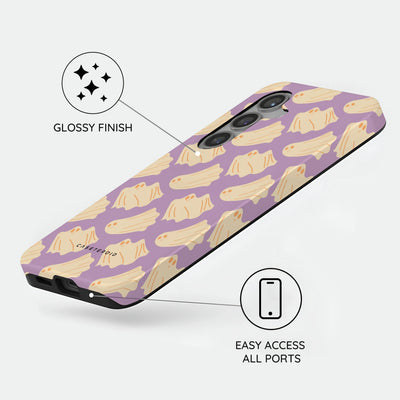 Lilac Ghostie - Samsung Galaxy S24 Case