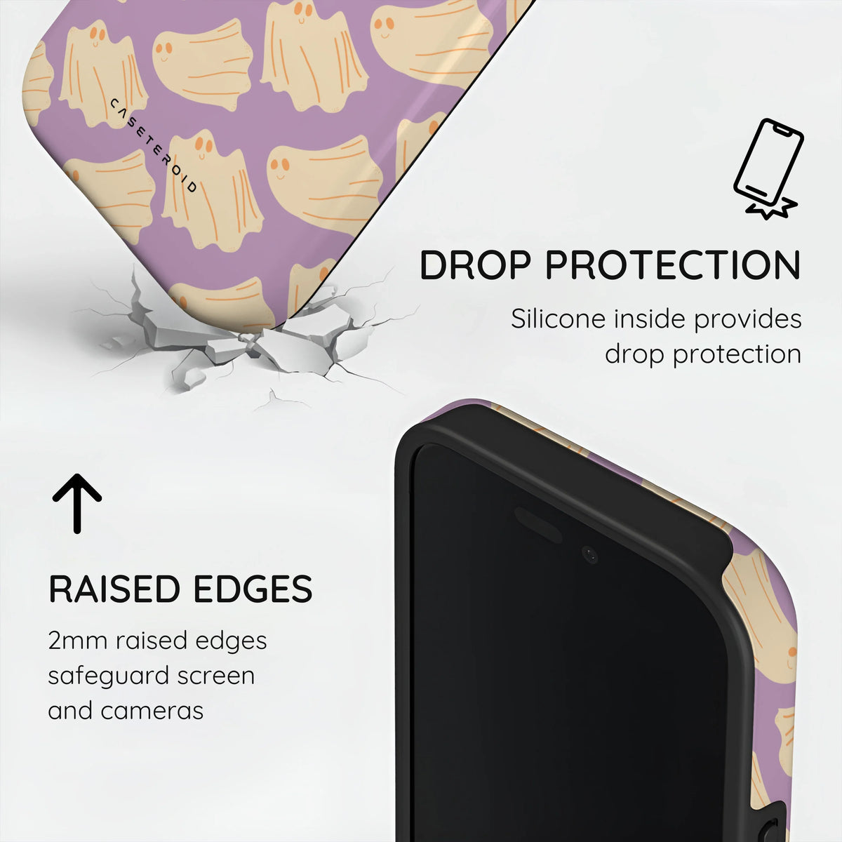 Lilac Ghostie - iPhone 14 Plus Case
