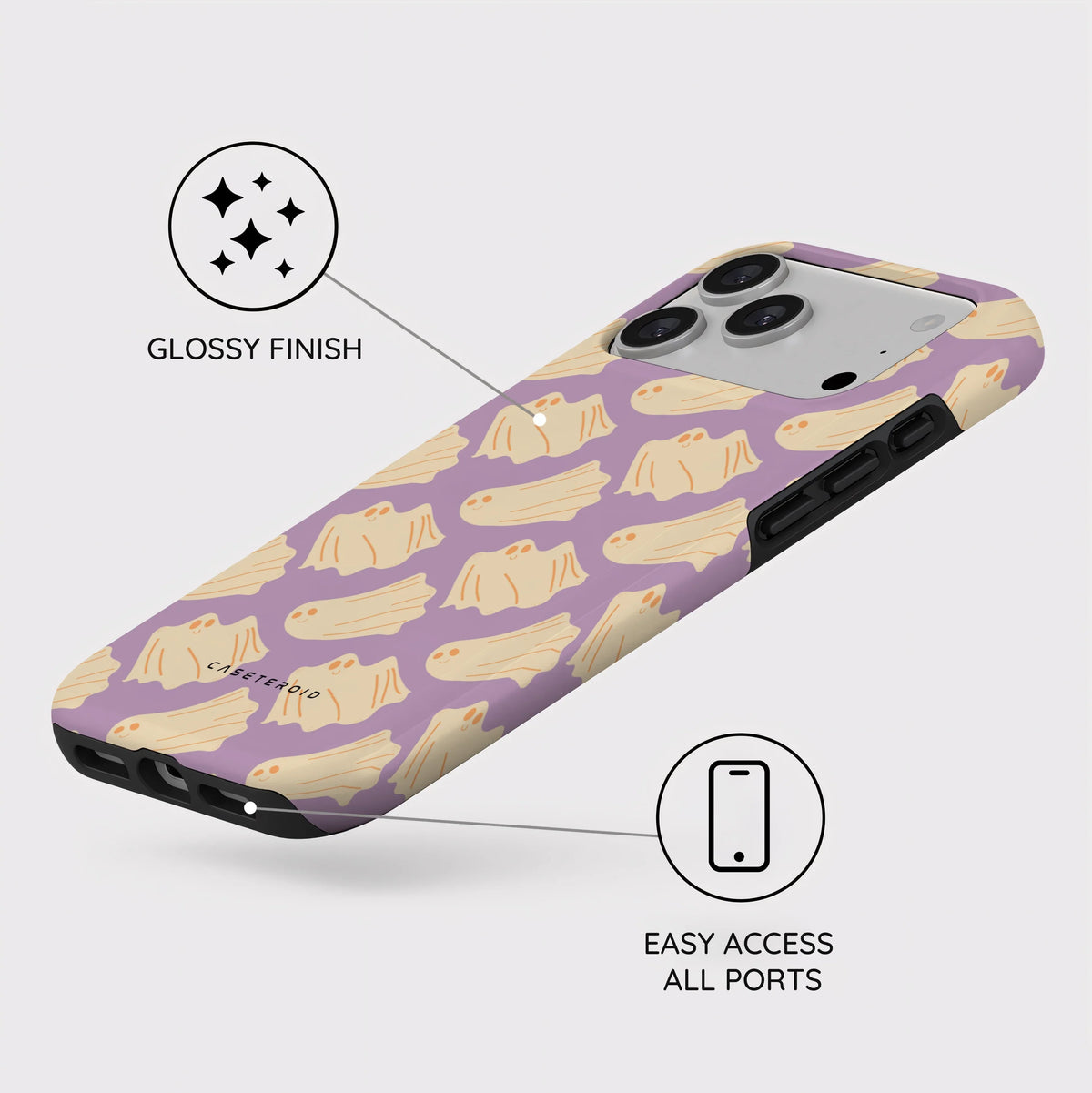 Lilac Ghostie - iPhone 18 Pro Max Case