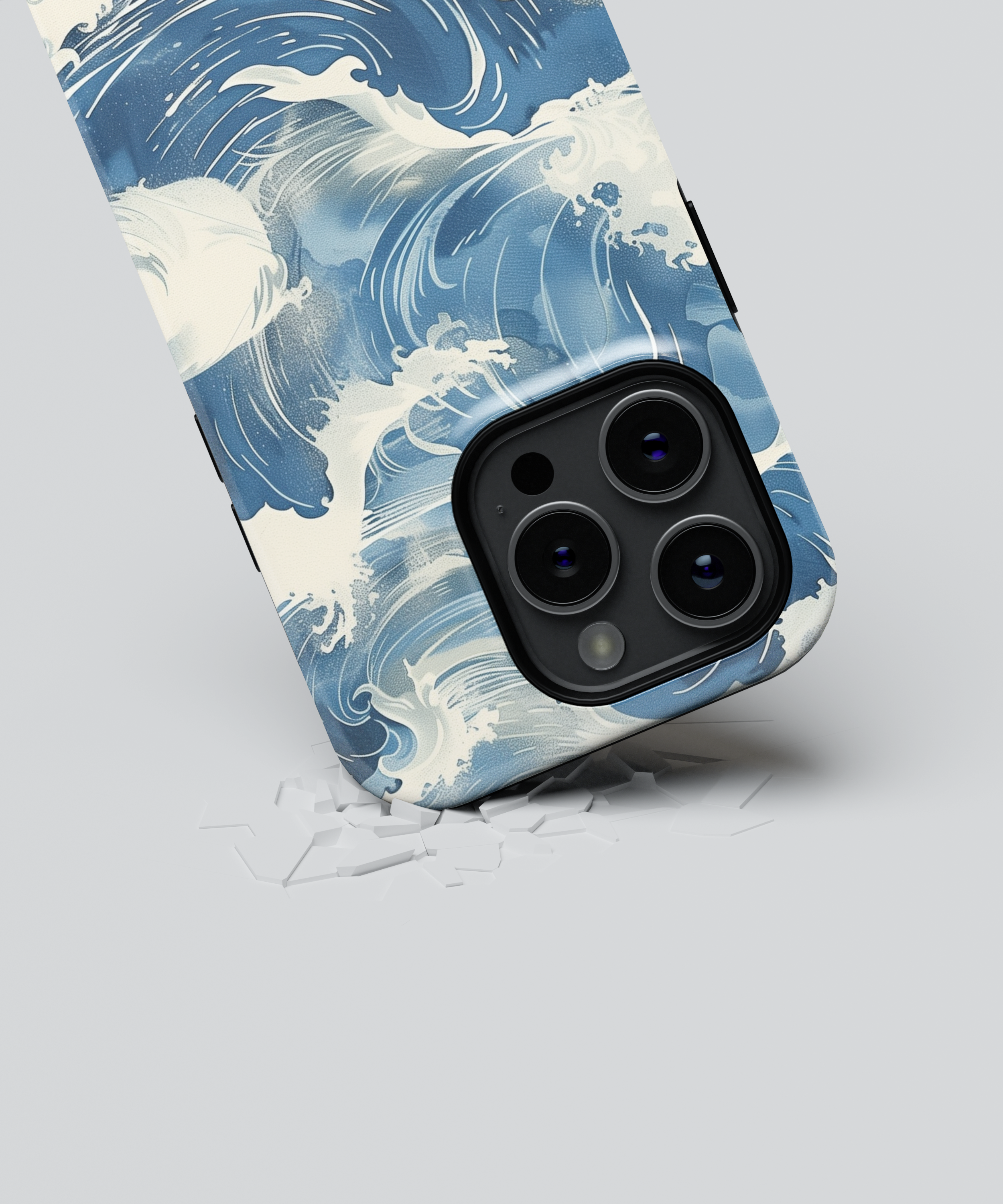 iPhone Tough Case with MagSafe - Marine Melody Mirage - CASETEROID