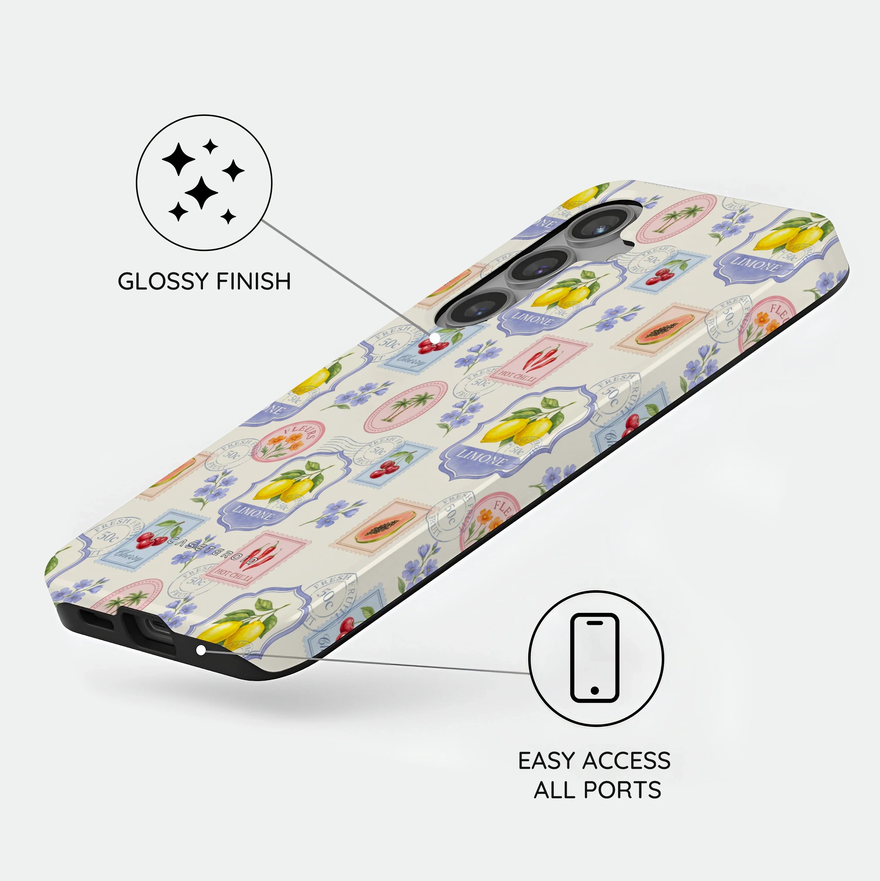 Market Stamps - Samsung Galaxy S24 Case