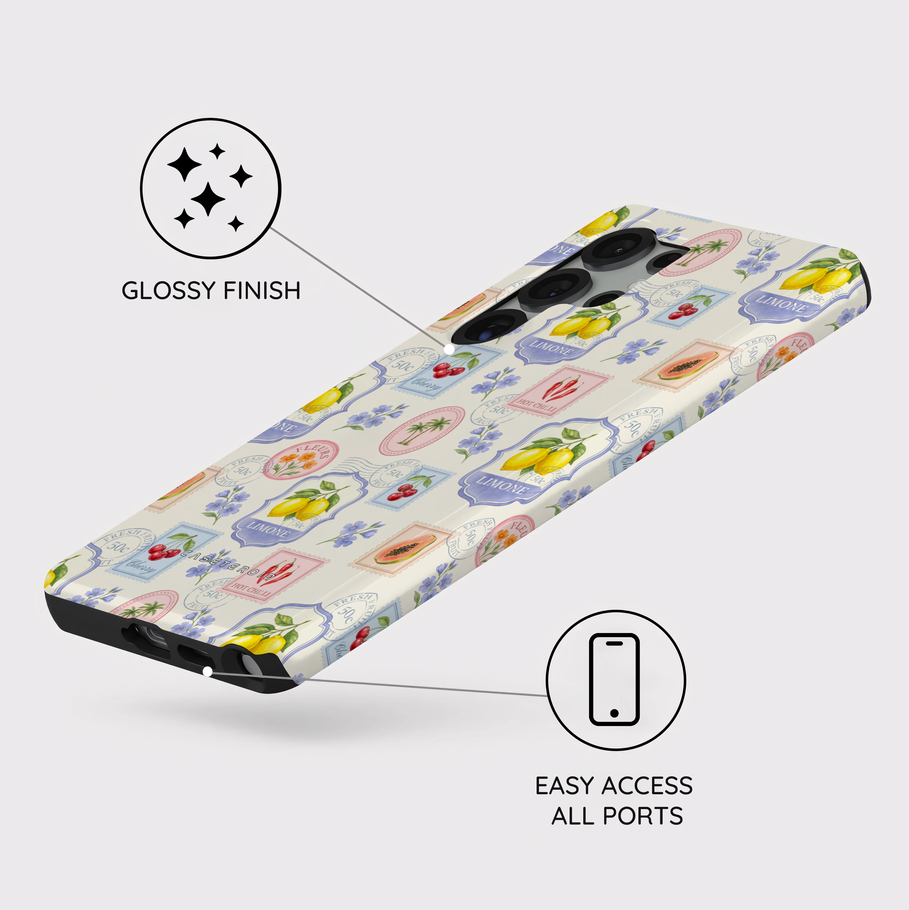 Market Stamps - Samsung Galaxy S25 Ultra Case