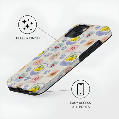 Market Stamps - iPhone 15 Plus Case