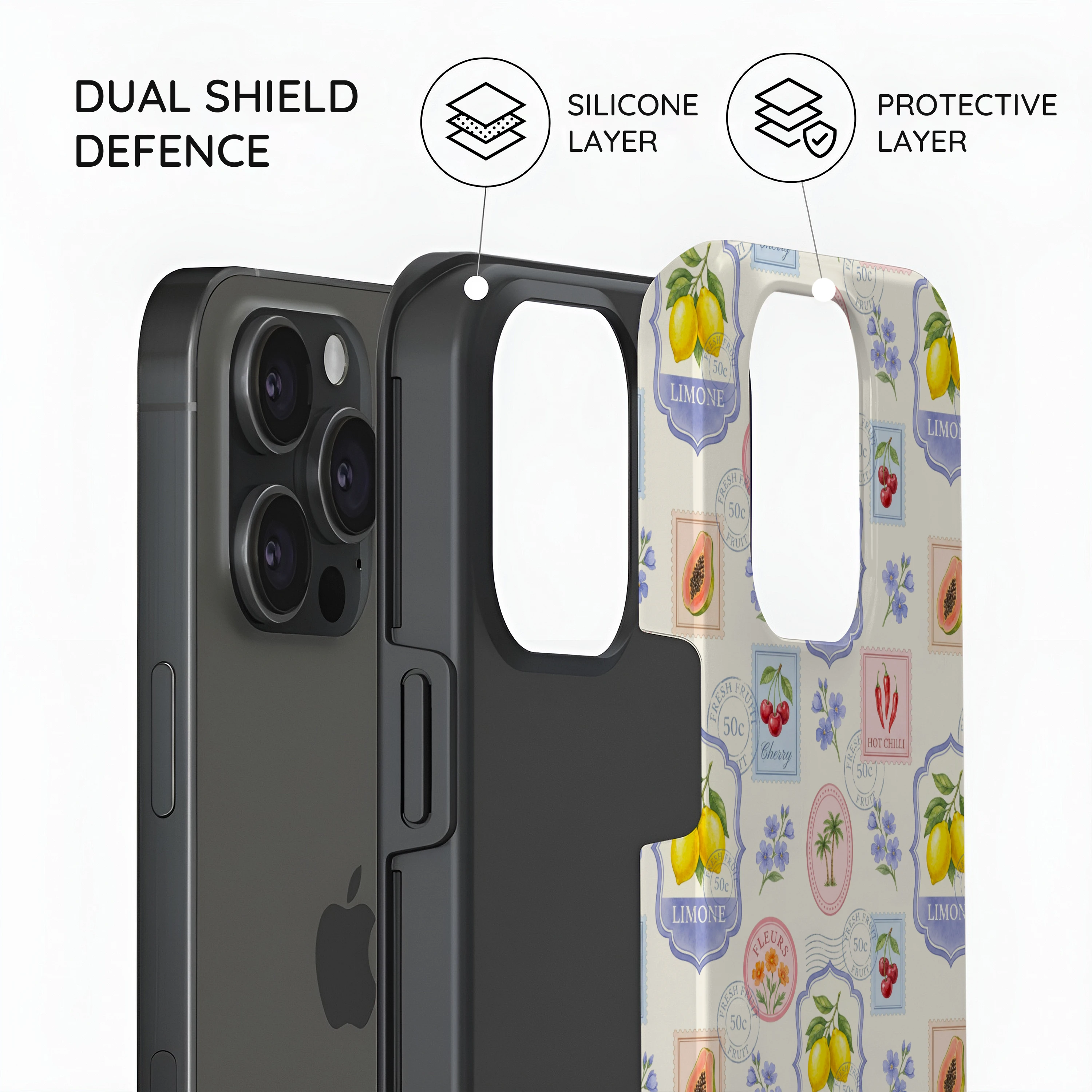 Market Stamps - iPhone 15 Pro Case