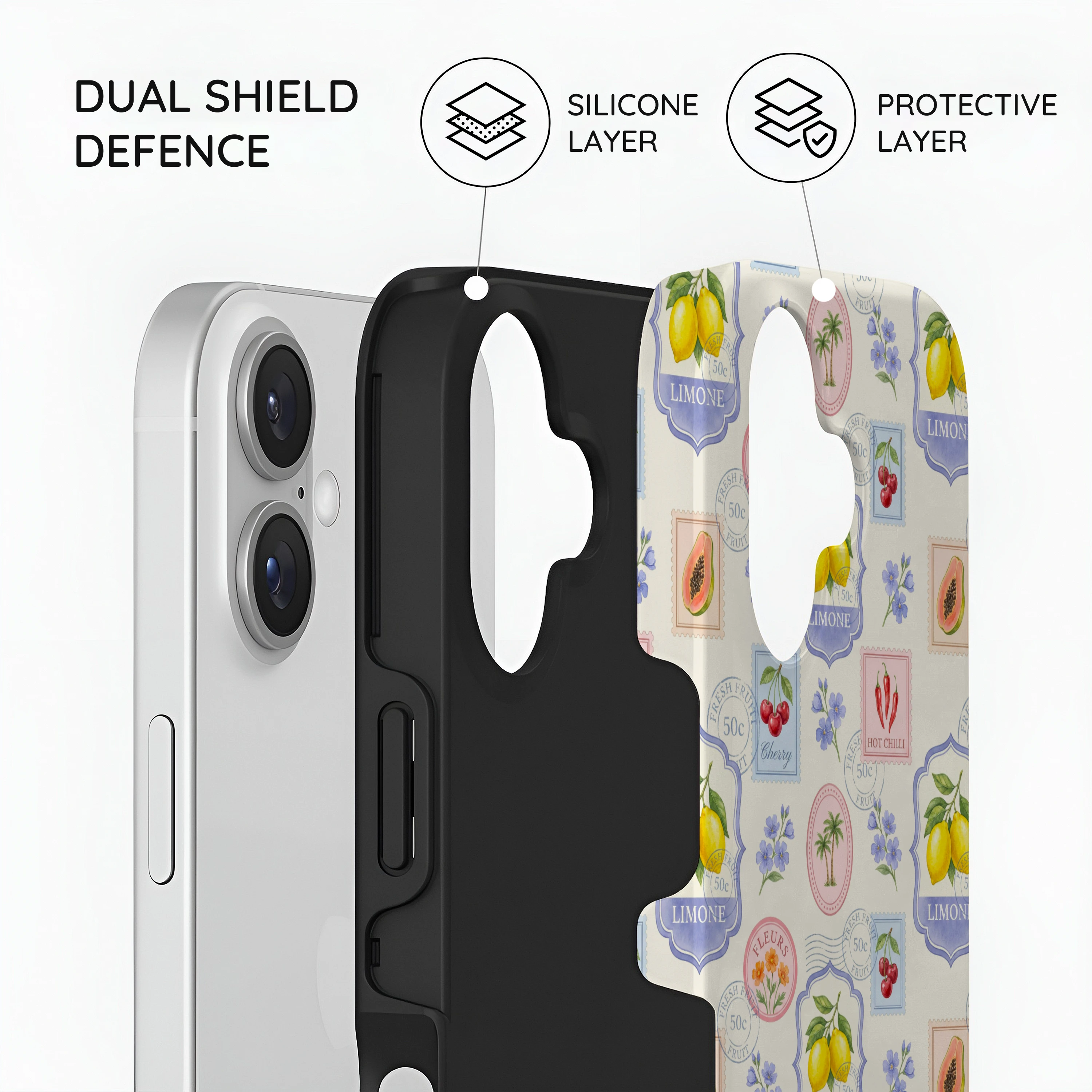 Market Stamps - iPhone 16 Case