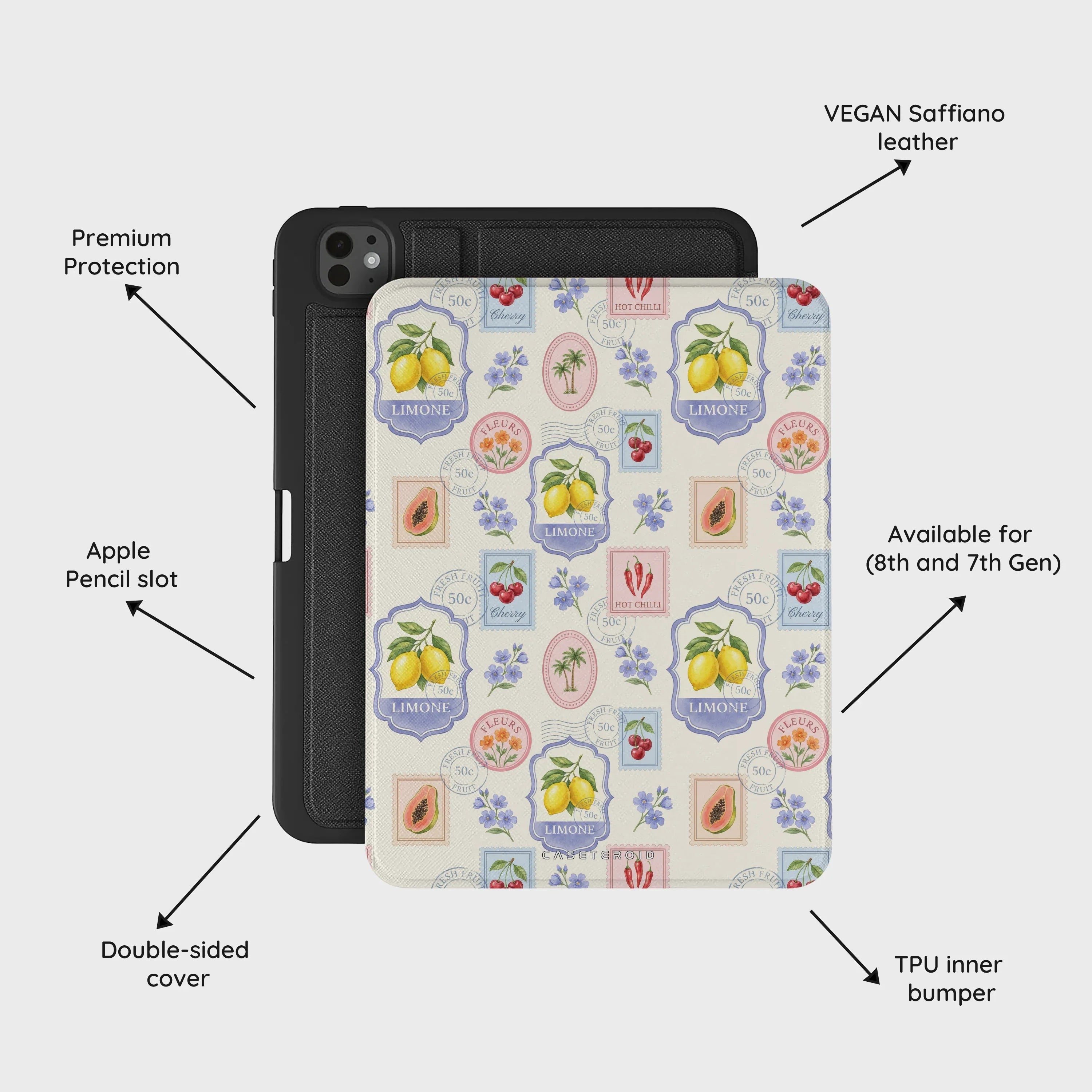Market Stamps - iPad Pro 11 (8th/7th Gen) Case