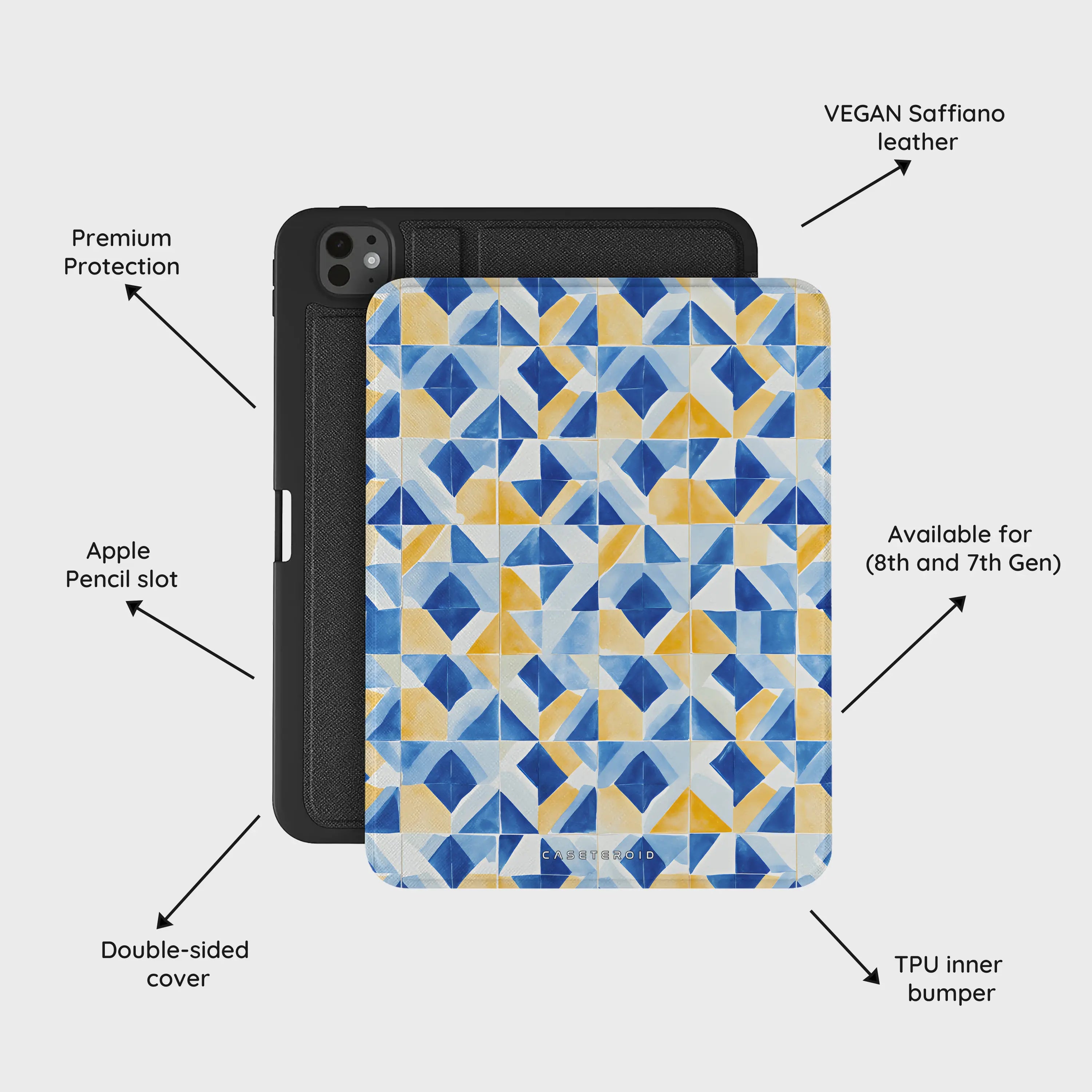 Mediterranean Mosaic - iPad Pro 11 (8th/7th Gen) Case