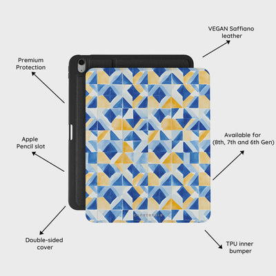 Mediterranean Mosaic - iPad Air 13 (8th/7th/6th Gen) Case
