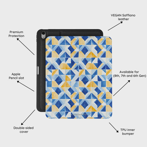 Mediterranean Mosaic - iPad Air 13 (8th/7th/6th Gen) Case