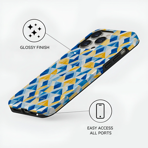 Mediterranean Mosaic - iPhone 14 Pro Case