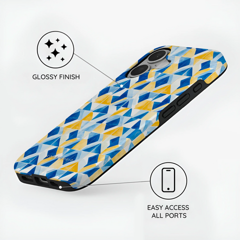 Mediterranean Mosaic - iPhone 16 Plus Case