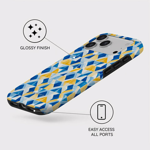 Mediterranean Mosaic - iPhone 17 Pro Max Case