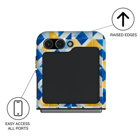 Mediterranean Mosaic - Samsung Galaxy Z Flip 5 Case