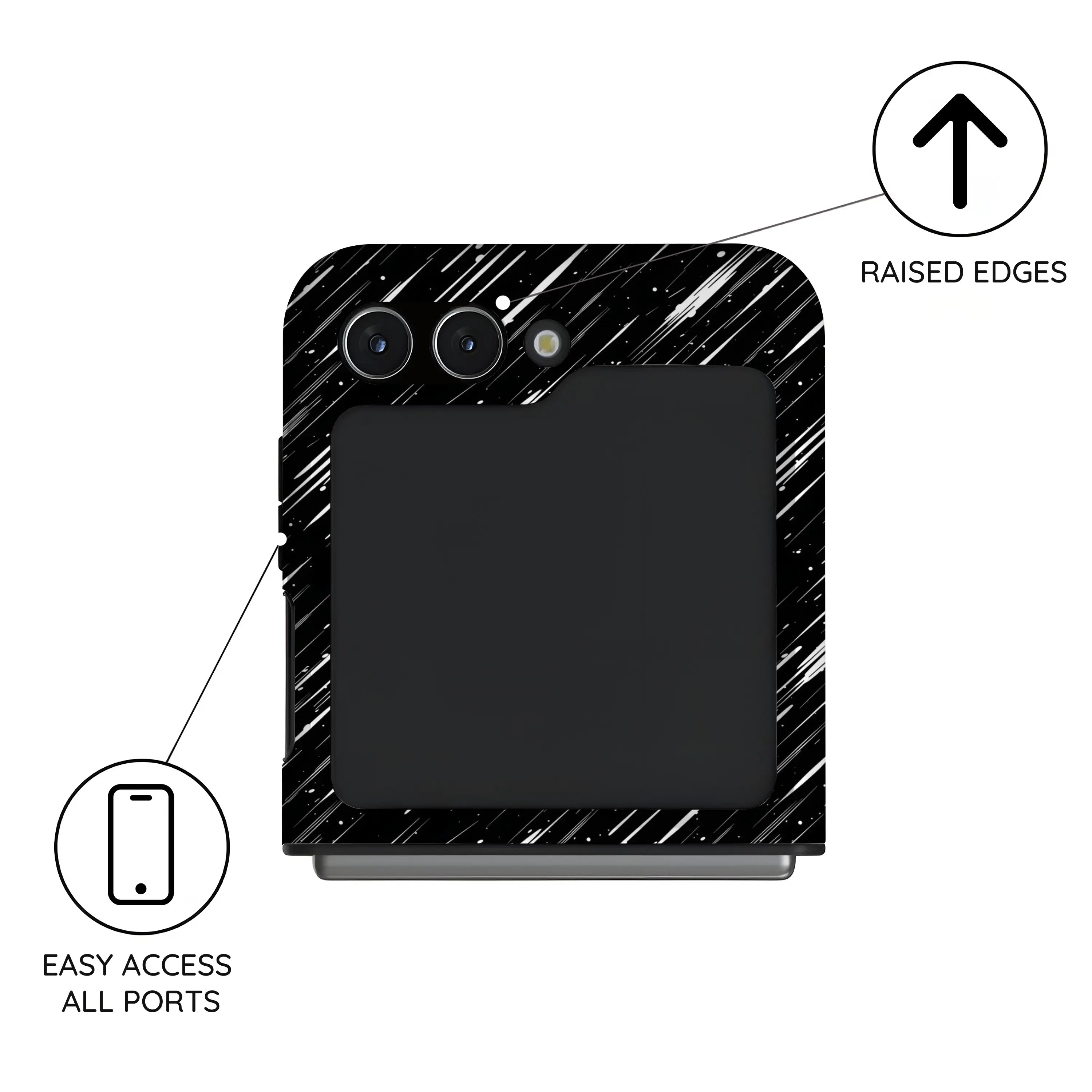 Meteor Rush - Samsung Galaxy Z Flip 5 Case