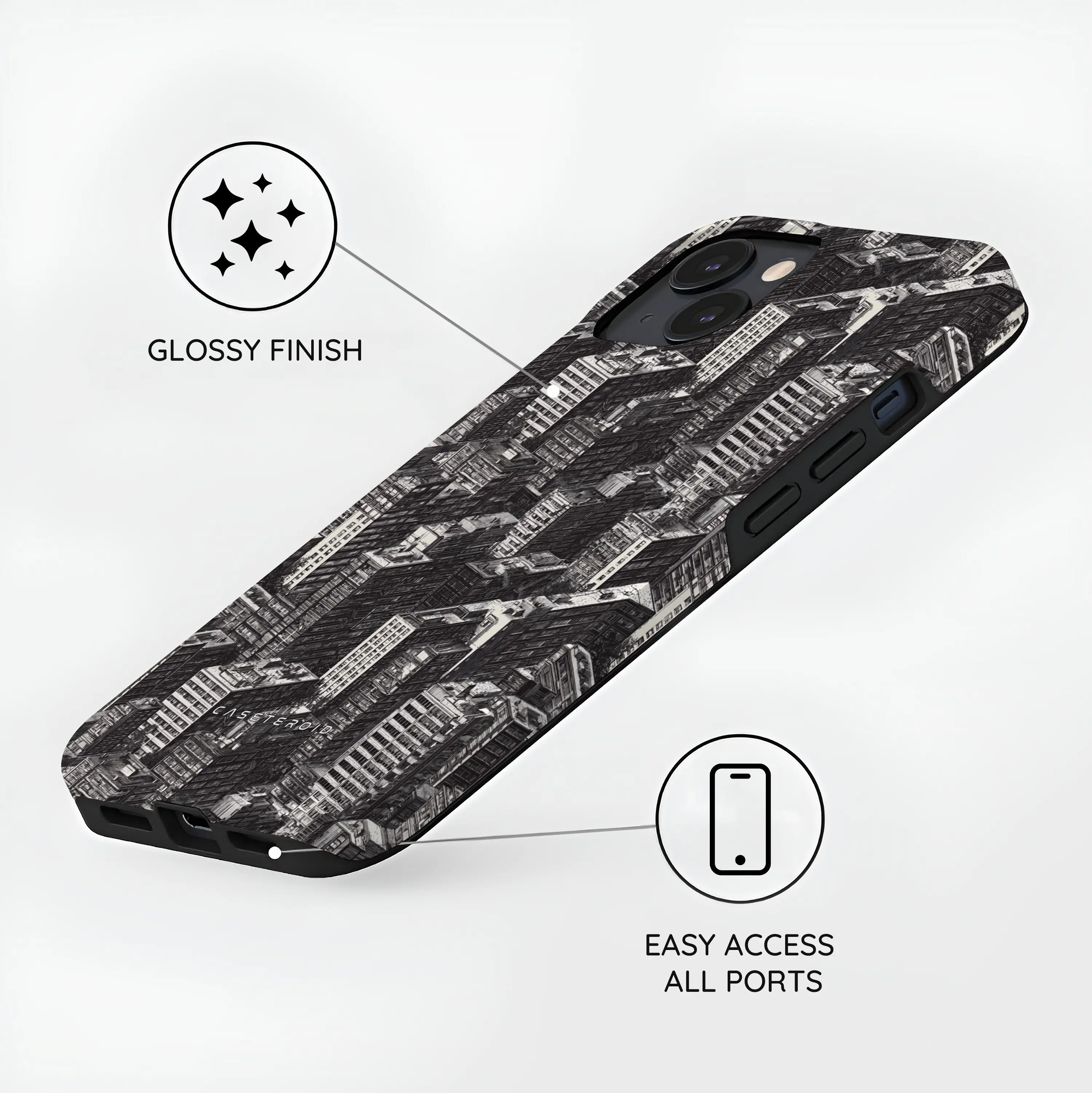 Metropolis Ink - iPhone 14 Case