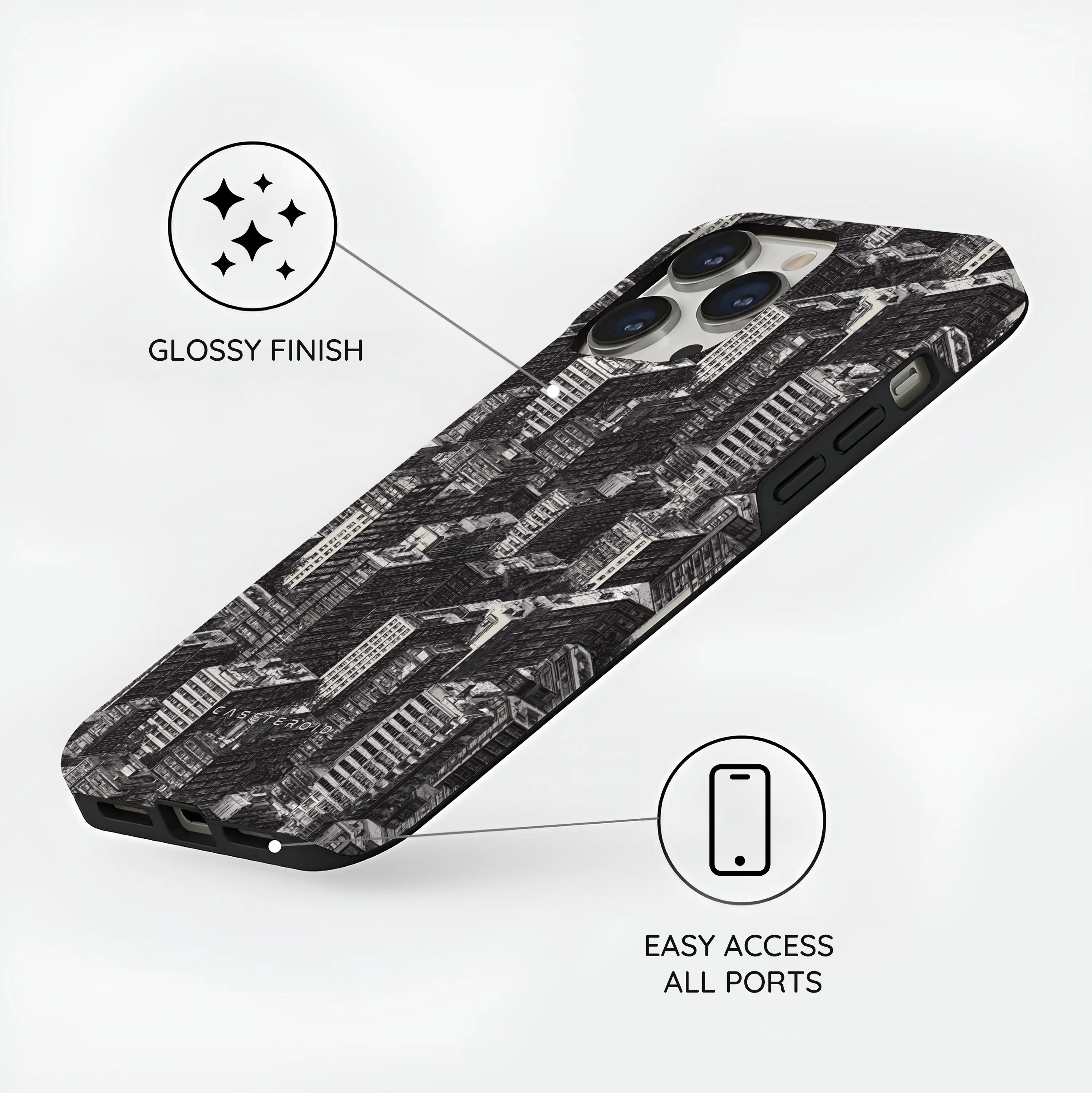 Metropolis Ink - iPhone 14 Pro Max Case