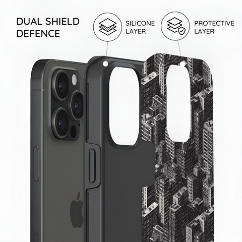 Metropolis Ink - iPhone 15 Pro Case