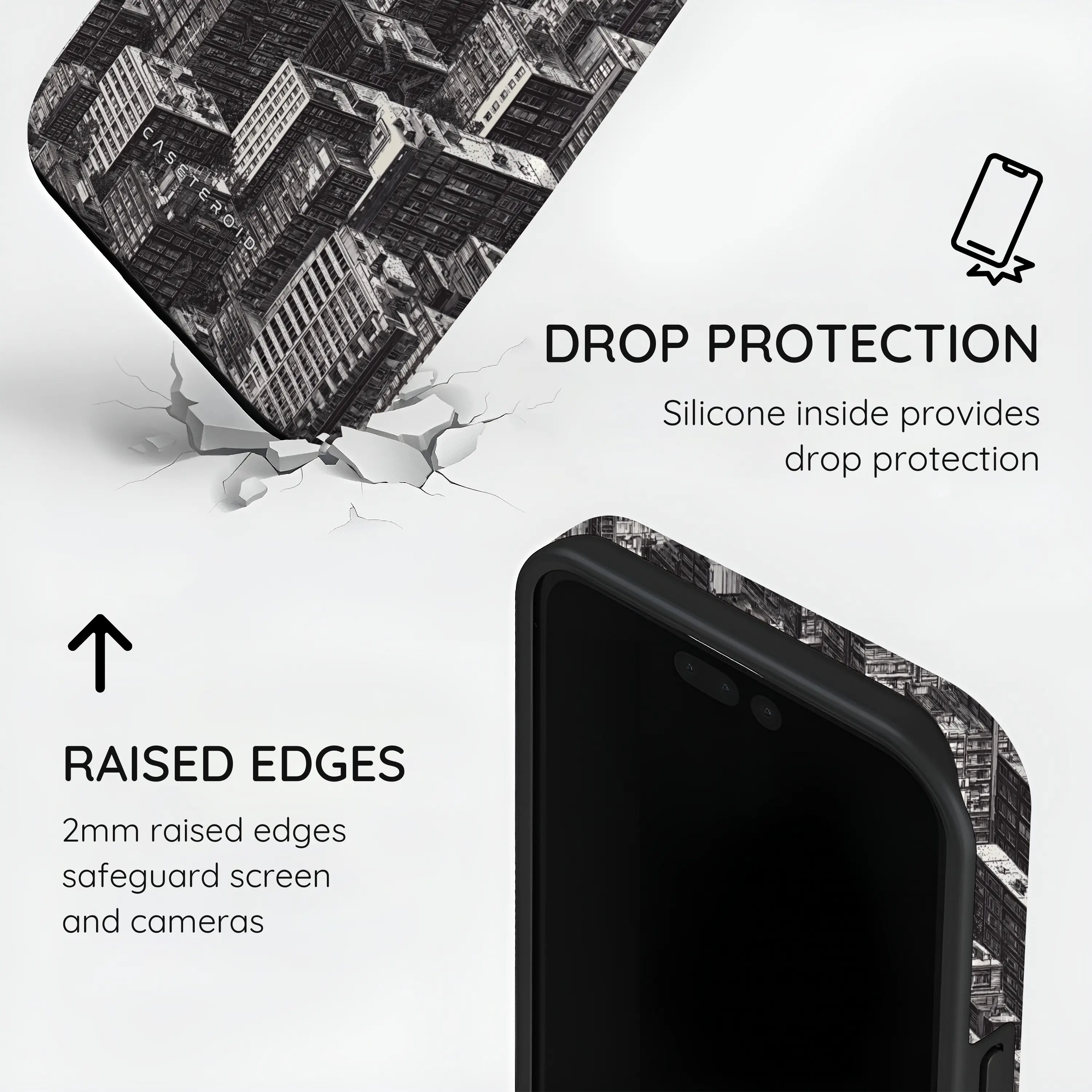Metropolis Ink - iPhone 15 Pro Case